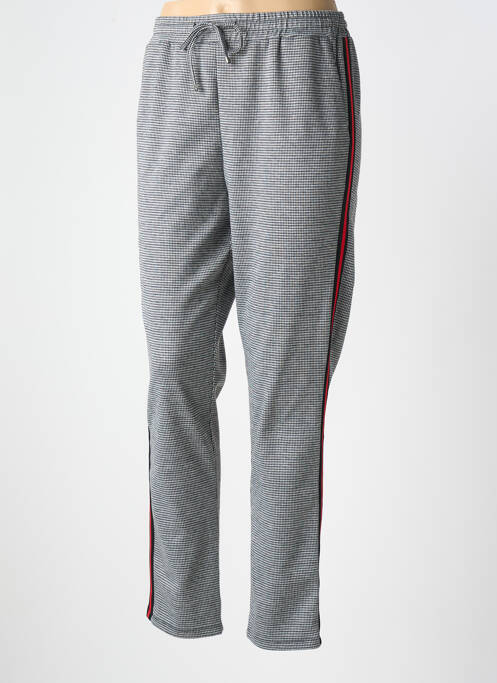 Pantalon slim gris C'EST BEAU LA VIE pour femme