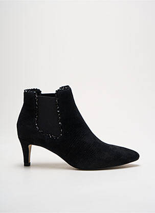 Bottines/boots nubuck talon de 4 à 6cm noir FUGITIVE BY FRANCESCO ROSSI femme