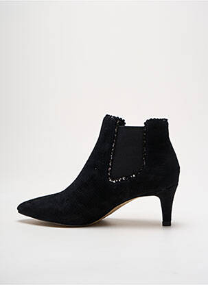 Bottines/boots nubuck talon de 4 à 6cm noir FUGITIVE BY FRANCESCO ROSSI femme