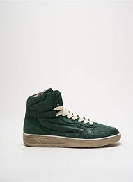 Baskets tissage satiné bout rond vert STONES AND BONES garcon