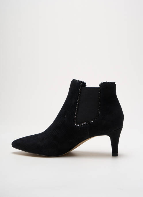 Bottines/boots bout pointu talon de 4 à 6cm noir FUGITIVE BY FRANCESCO ROSSI femme