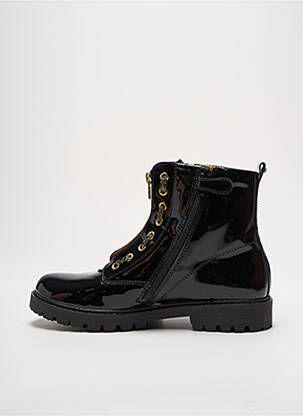 Bottines/boots matière lisse talon bas noir STONES AND BONES fille
