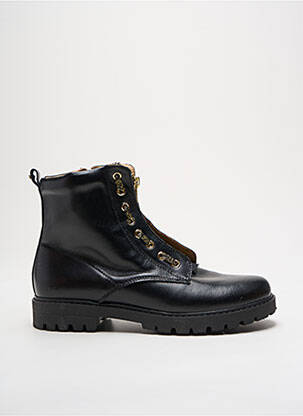Bottines/boots matière lisse talon bas noir STONES AND BONES fille