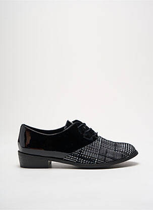 Derbies matière lisse talon plat jusqu'à 3cm noir METAMORF'OSE femme