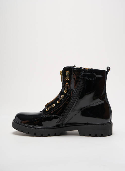 Bottines/boots matière lisse talon bas noir STONES AND BONES fille