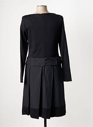 Robe mi-longue manches longues manches longues noir BEATE HEYMANN femme