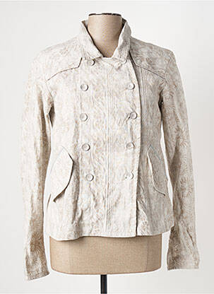 Veste casual poches beige BEATE HEYMANN femme