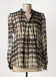Blouse légère et transparente manches longues vert BEATE HEYMANN femme