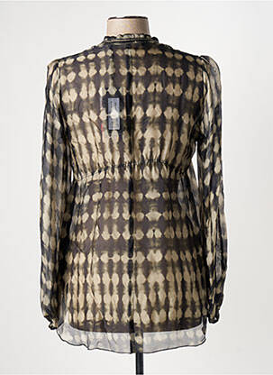 Blouse légère et transparente manches longues vert BEATE HEYMANN femme