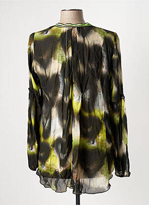 Blouse légère et transparente manches longues vert BEATE HEYMANN femme