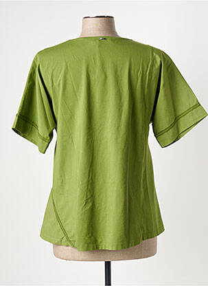 T-shirt coupe cintrée manches courtes vert HIGH femme