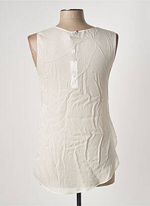 Débardeur coupe cintrée sans manche beige HIGH femme