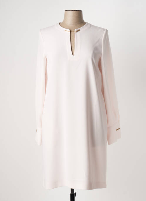 Robe mi-longue manches longues manches longues rose MAX MARA femme