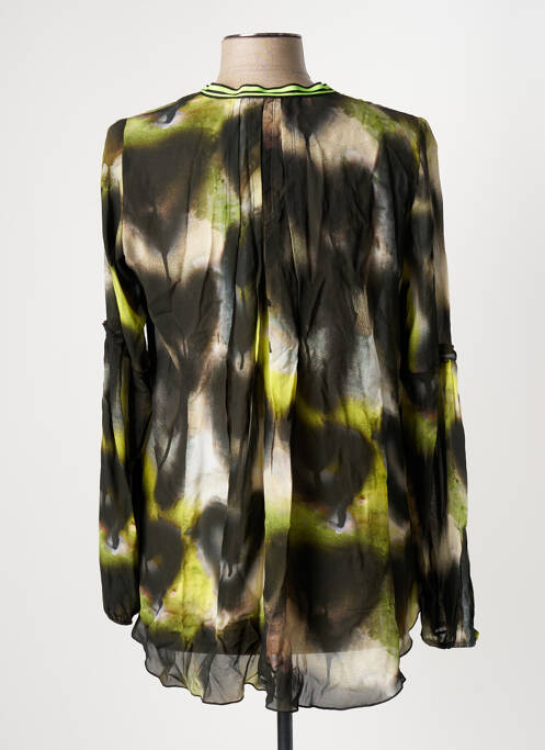 Blouse légère et transparente manches longues vert BEATE HEYMANN femme