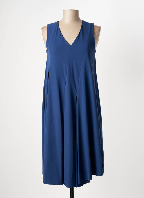 Robe mi-longue bleu INDIES pour femme
