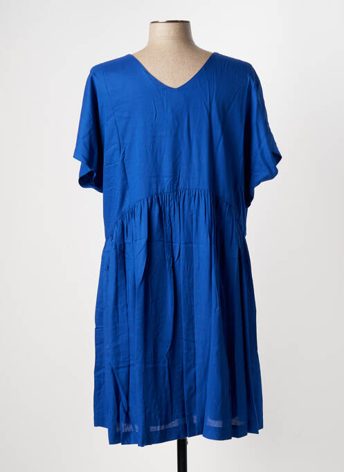 Robe mi-longue bleu INDIES pour femme