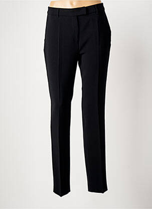 Pantalon slim tissage popeline taille normale noir MAX MARA femme