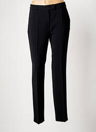 Pantalon slim tissage popeline taille normale noir MAX MARA femme
