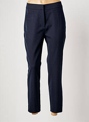 Pantalon 7/8 stretch taille normale bleu HANA SAN femme
