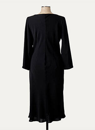 Robe mi-longue manches longues manches longues noir MAX MARA femme