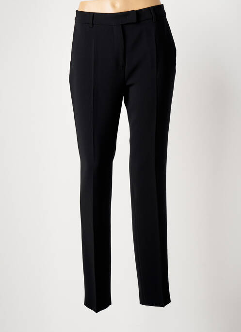 Pantalon slim tissage popeline taille normale noir MAX MARA femme