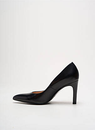 Escarpins tissage satiné talon de 7 à 9cm noir FREE LANCE femme