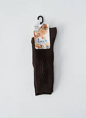 Chaussettes marron PERRIN pour enfant seconde vue