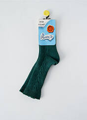 Chaussettes vert PERRIN pour enfant seconde vue