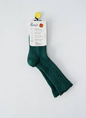 Chaussettes vert PERRIN pour enfant seconde vue