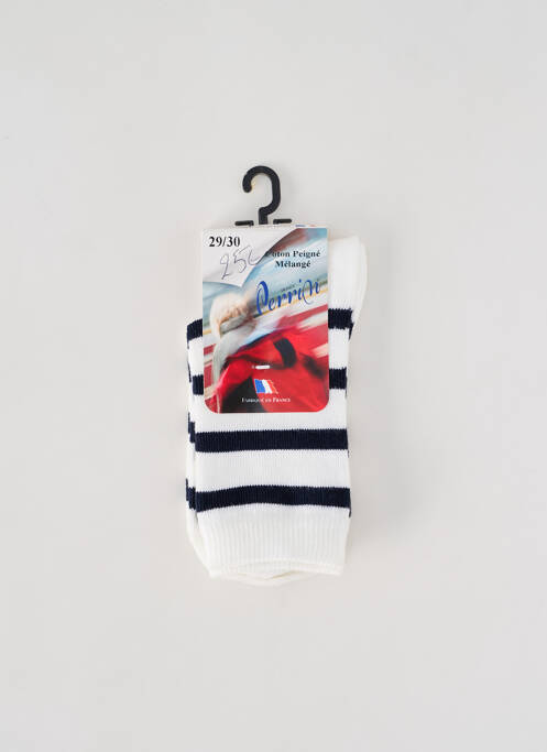 Chaussettes blanc PERRIN pour enfant