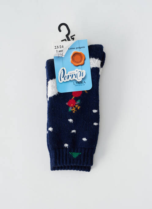 Chaussettes bleu PERRIN pour enfant