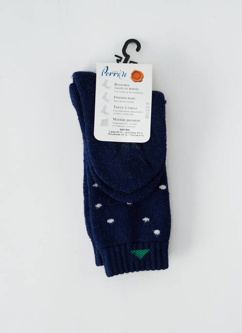 Chaussettes bleu PERRIN pour enfant