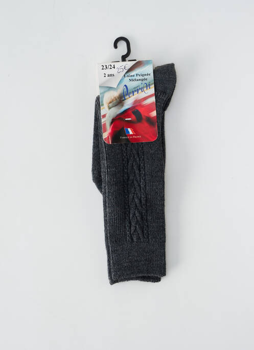 Chaussettes gris PERRIN pour enfant