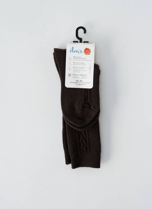 Chaussettes marron PERRIN pour enfant