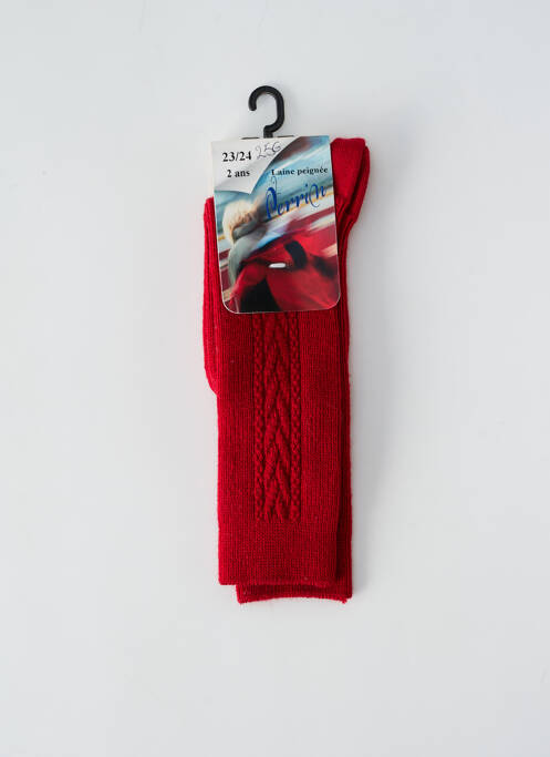 Chaussettes rouge PERRIN pour enfant