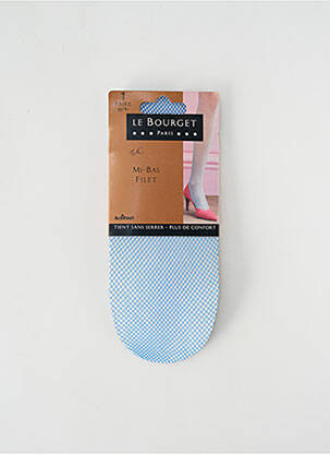 Chaussettes bleu LE BOURGET pour femme