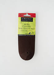 Chaussettes marron LE BOURGET pour femme seconde vue