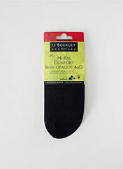 Chaussettes noir LE BOURGET pour femme seconde vue