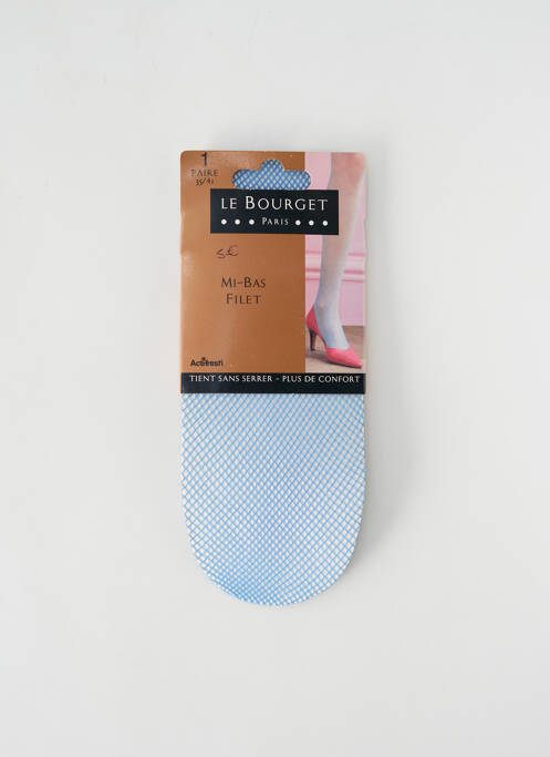 Chaussettes bleu LE BOURGET pour femme