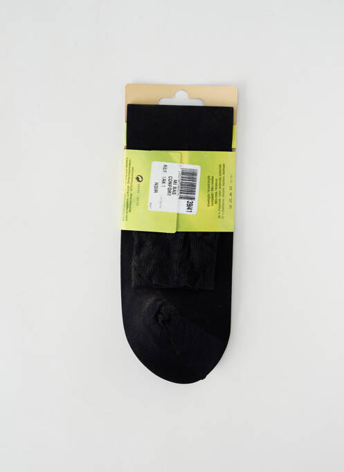Chaussettes noir LE BOURGET pour femme