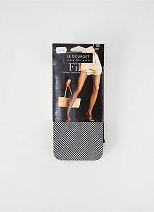 Collants tissage résille noir LE BOURGET femme