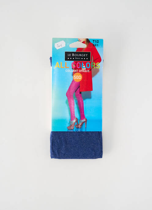 Collants bleu LE BOURGET pour femme