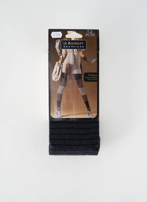 Collants gris LE BOURGET pour femme