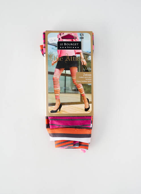 Collants rose LE BOURGET pour femme