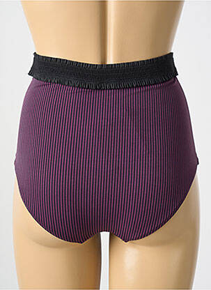 Bas de maillot de bain stretch culotte violet CYELL femme