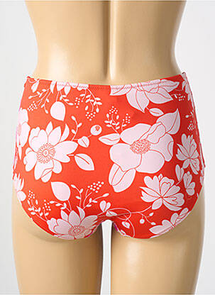 Bas de maillot de bain imprimé fleurs shorty rouge CYELL femme