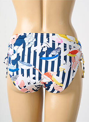 Bas de maillot de bain stretch culotte blanc CYELL femme