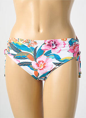 Bas de maillot de bain stretch culotte blanc CYELL femme
