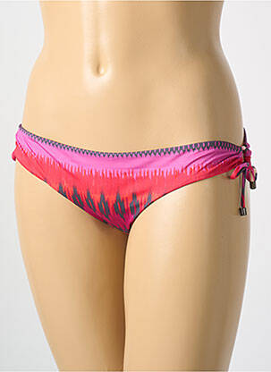 Bas de maillot de bain imprimé fantaisie culotte rouge CYELL femme