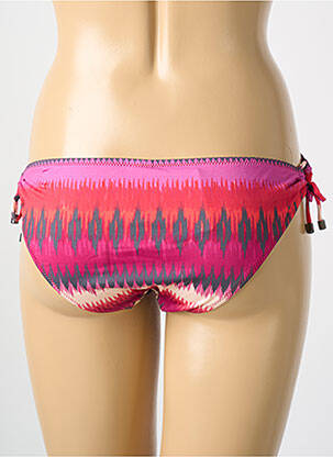 Bas de maillot de bain imprimé fantaisie culotte rouge CYELL femme
